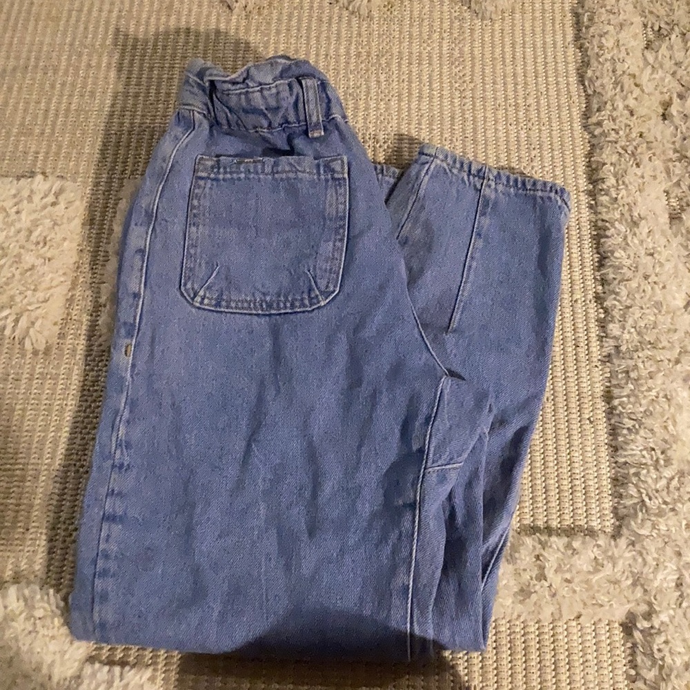 Zara paper bag jeans size 0